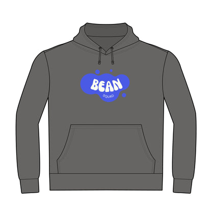 Fun "Bean Squad" Unisex Heavyweight Pullover Hoodie, Casual Wear, Gift for Friends, Cozy Loungewear, Ideal for Birthdays