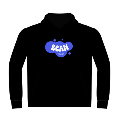 Fun "Bean Squad" Unisex Heavyweight Pullover Hoodie, Casual Wear, Gift for Friends, Cozy Loungewear, Ideal for Birthdays
