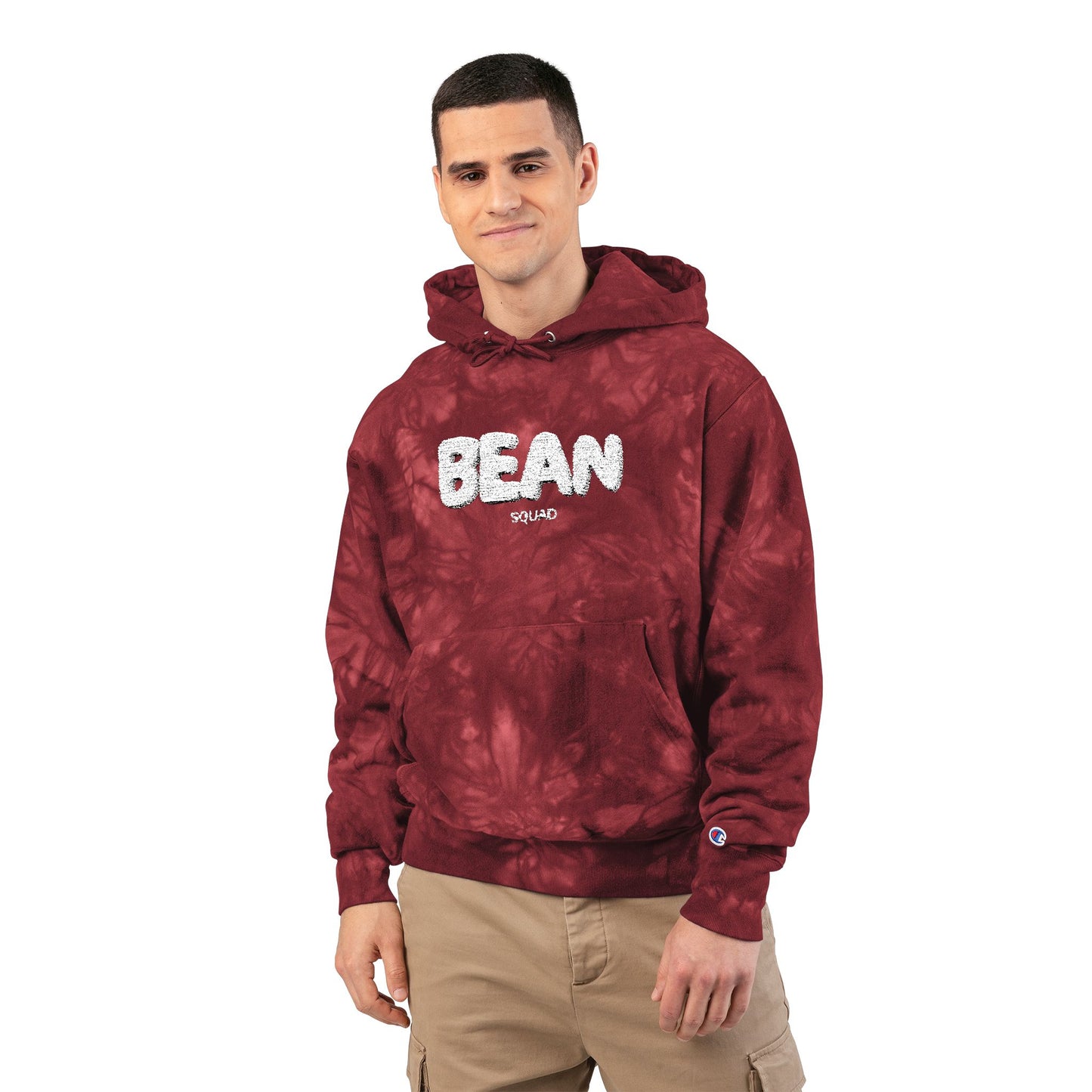 Champion Tie-Dye Hoodie with Embroidery