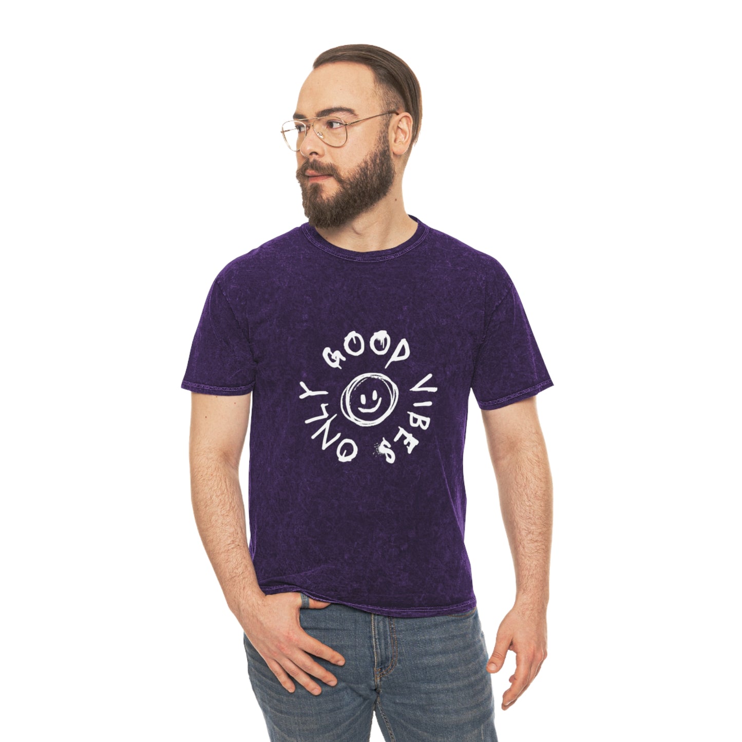 Good Vibes Unisex Mineral Wash T-Shirt